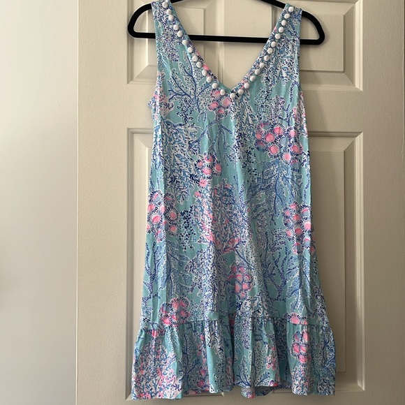 Lily Pulitzer coral puffball dress - Picture 2 of 5